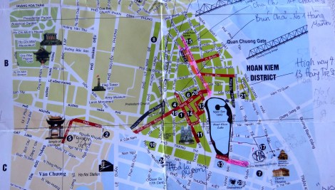 Hanoi - Our Map